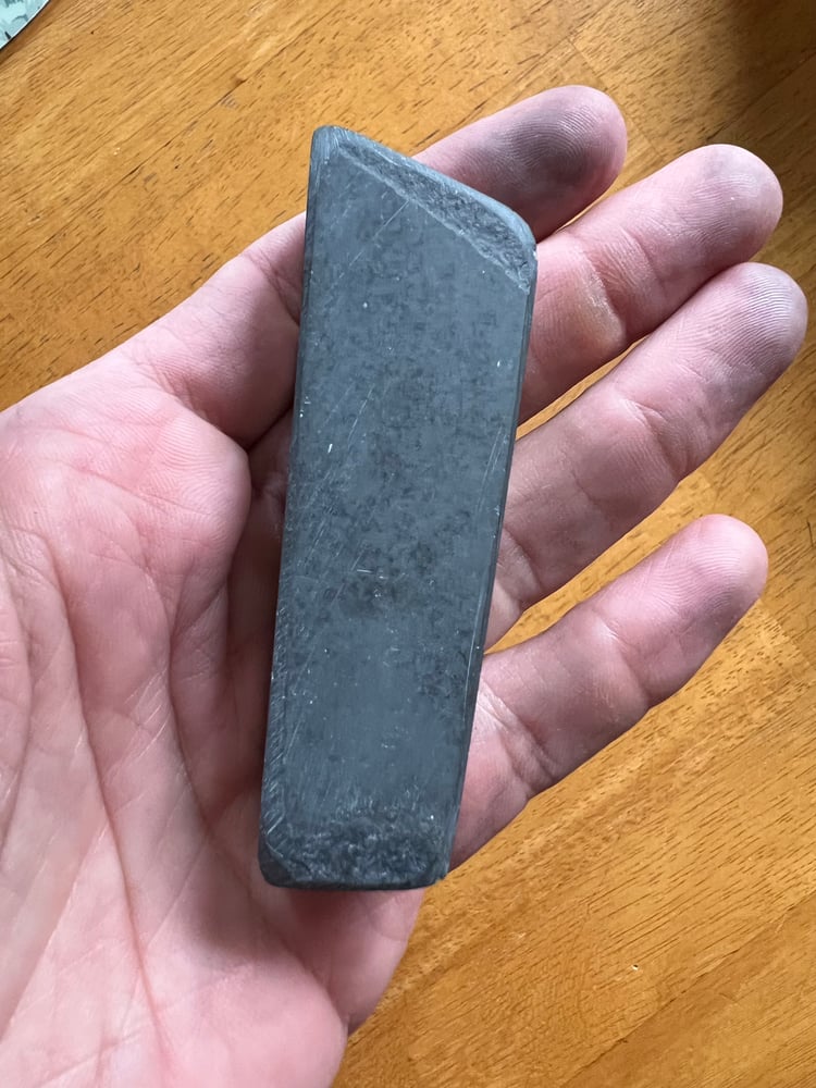 Image of Belgian Coticule sharpening stone Natural Hone 95 Grams