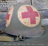 WWII M-1 Helmet U.S. Army Medic 4-Panel