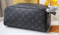 Lou Wash Bag - Mono/Black