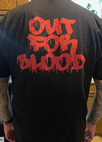 Image 2 of All Shall Suffer "Out For Blood" Short Sleeve T-shirt
