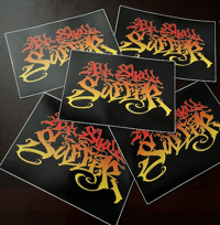 All Shall Suffer Gradient Sticker - 2 pack