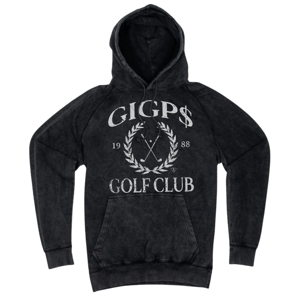 Image of GIGP$ GOLF CLUB HOODIE (VINTAGE BLACK)