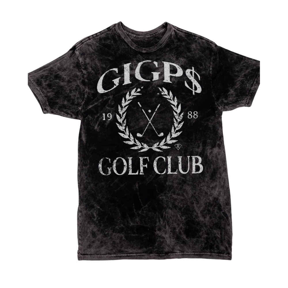 Image of GIGP$ GOLF CLUB TEE (VINTAGE BLACK)