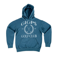 GIGP$ GOLF CLUB HOODIE (SEA BLUE)
