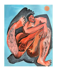 Image 1 of Acrylic figure sketch 