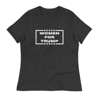 Image 6 of Women For Trump - Women's Relaxed T-Shirt from PatriotsCo.com