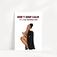 Image 1 of Don’t Keep Calm Birthday Card