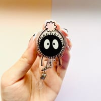 Image 1 of Soot Sprite Badge Reel Spirited Away