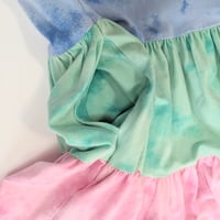 Image 4 of Girls Ariel Blue/Pink Tie-Dye Dress, The Little Mermaid