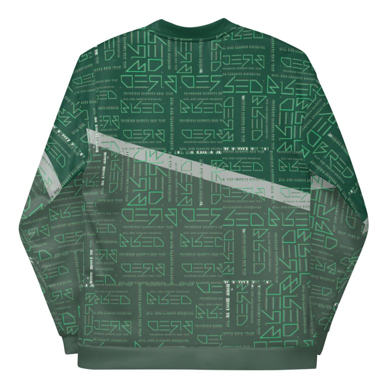 in bred we trust print machine  Bomber Jacket Image 2