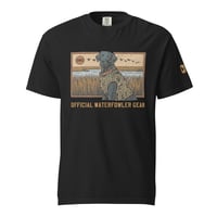 Image 1 of OWG - Black Lab Marsh Left Sleeve Brand Unisex garment-dyed heavyweight t-shirt
