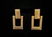 Image of Gold Pierced Design Earrings 