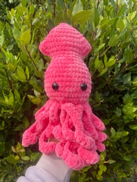 Image 1 of large squid plushie