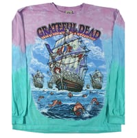 Image 4 of GRATEFUL DEAD SHIP OF FOOLS TIE DYE LONG SLEEVE SHIRT