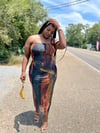 Full Off Colors Fitted Dress 