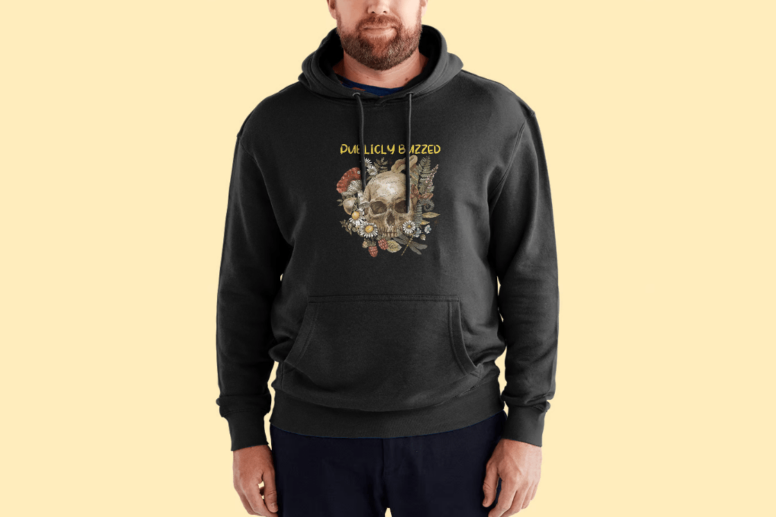 Buzzed Skull Hoodie