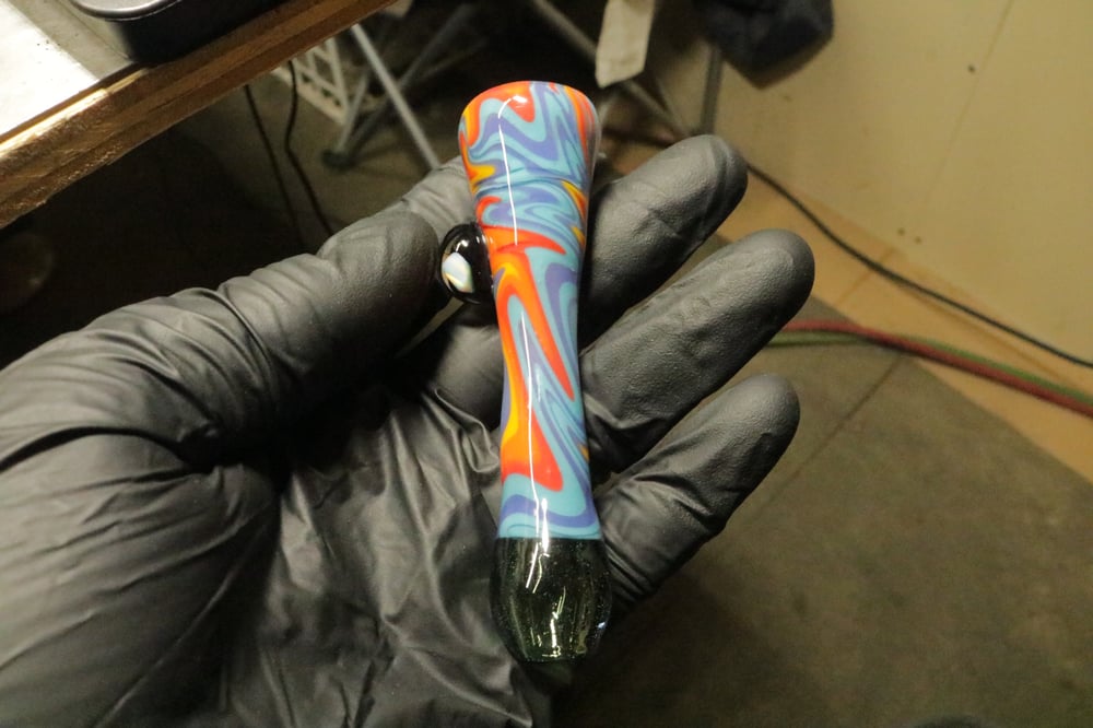 Rainbow wigwag chillum 