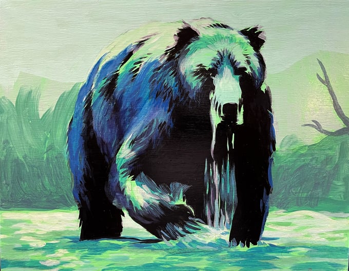 Image of Bear in Water