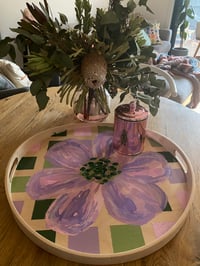 Image 1 of Hand Painted Timber Trays $50 SALE