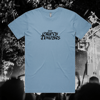 THE EMPTY THREATS POWDER BLUE LOGO TEE