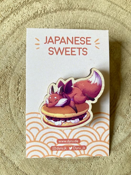 Image of Wood Pins - Japanese Sweets