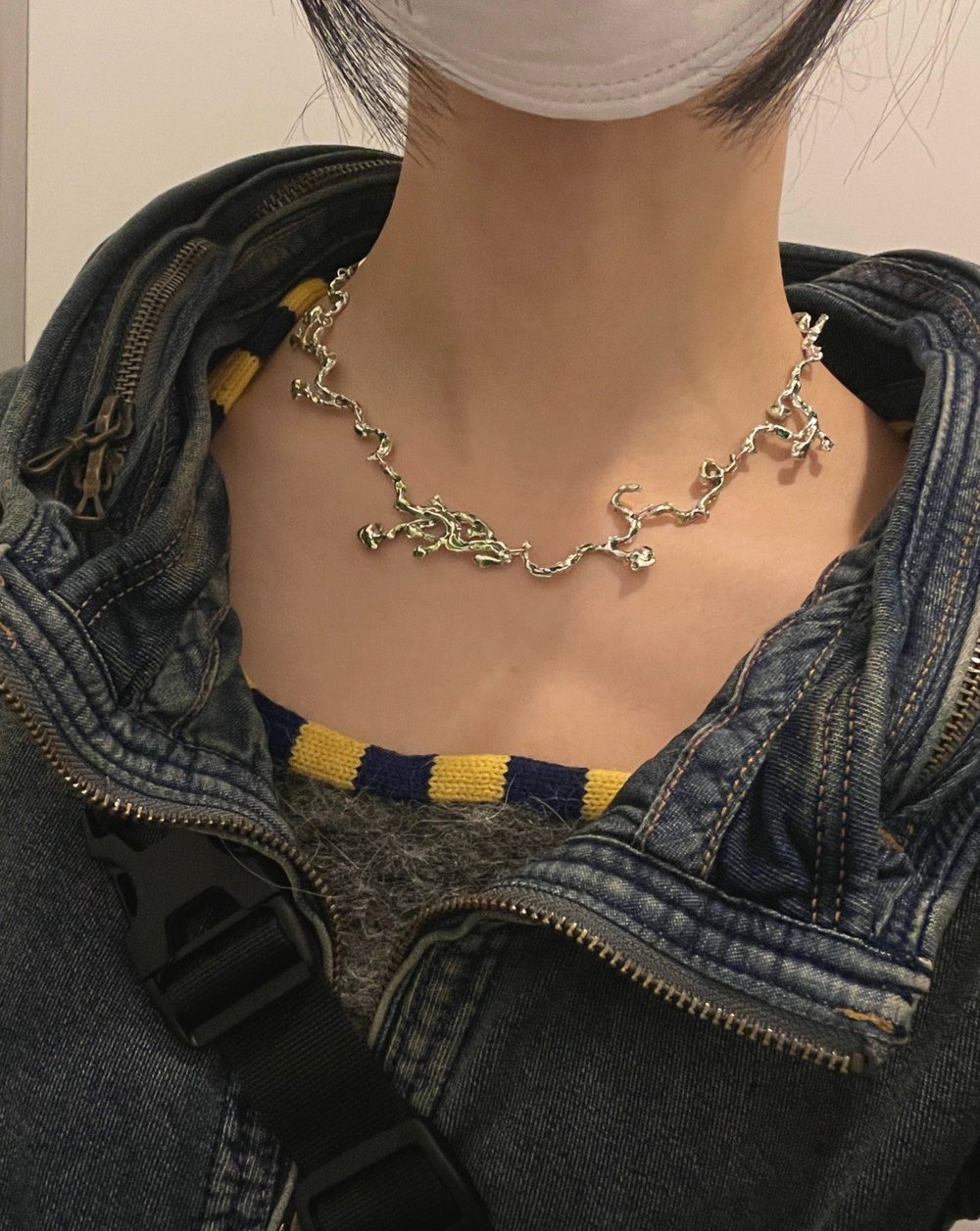 mushroom necklace