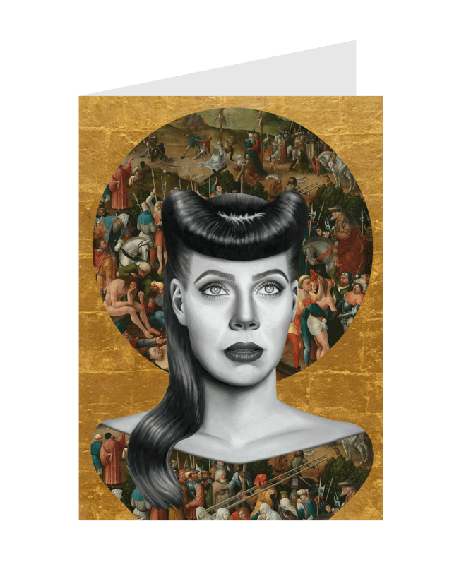 Philautia Gold Greeting Card