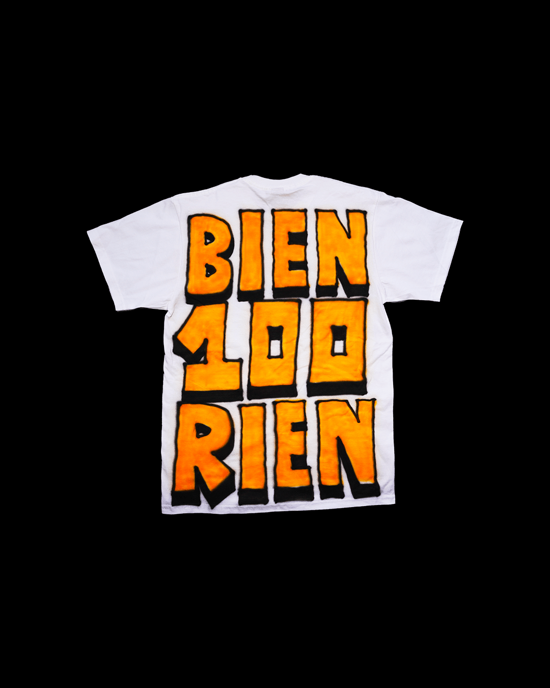 Airbrush T-Shirt "Bien 100 Rien"