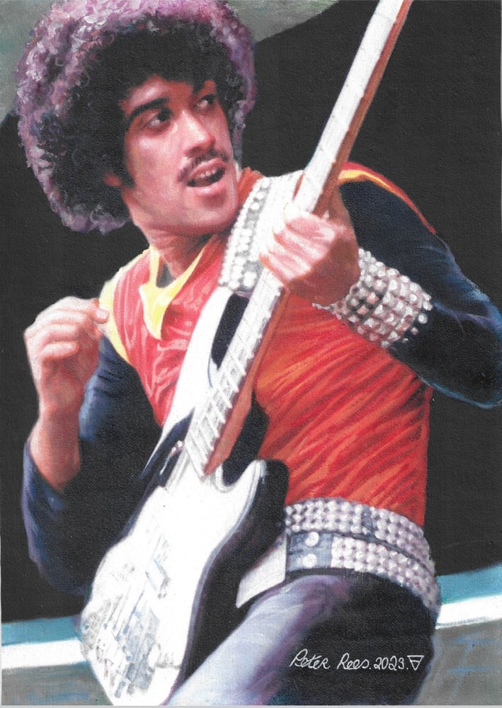 Image of Phil Lynott ( Renegade) A4 limited edition artprint 