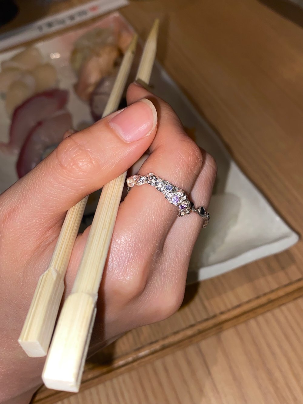 coral ring