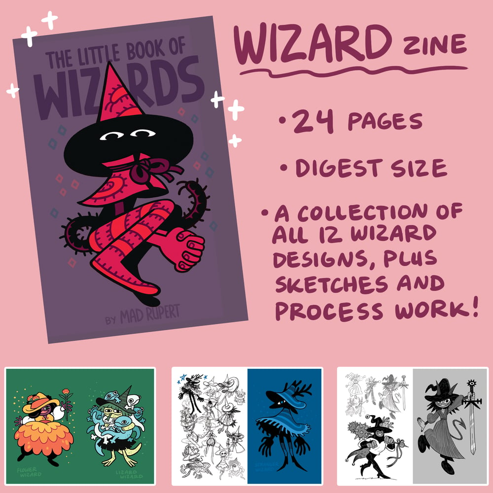 Image of Little Book of Wizards zine