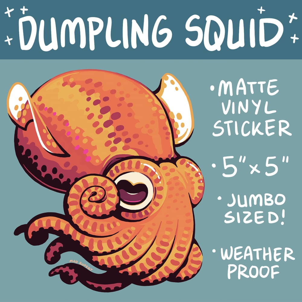 Image of Dumpling Squid sticker