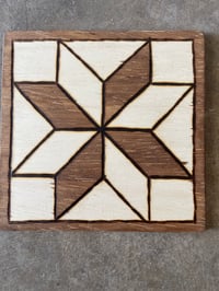 Image 1 of Lucky wood burned sign - Free Shipping!