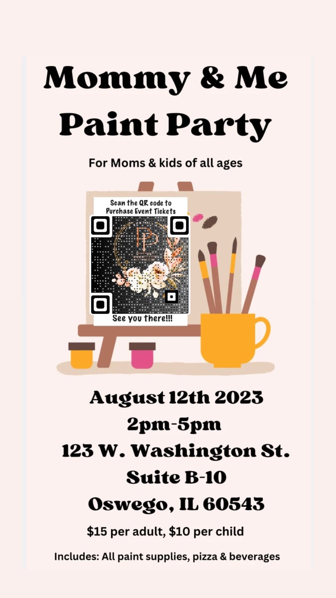 Mommy & Me Paint Party | Pomp & Purpose Event Venue, Events & Party ...