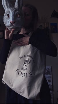 Image 1 of The Ministry of Fools tote bag