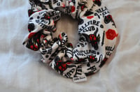 Image 3 of Last one! - Hellfire in White Scrunchie