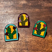 Image 1 of Cactus Arch Enamel Pin + Stickers