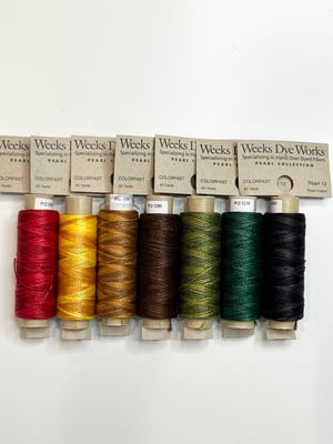 Image of Pearl Cotton Size 12 Spool Chestnut 1269 from Weeks Dye Works