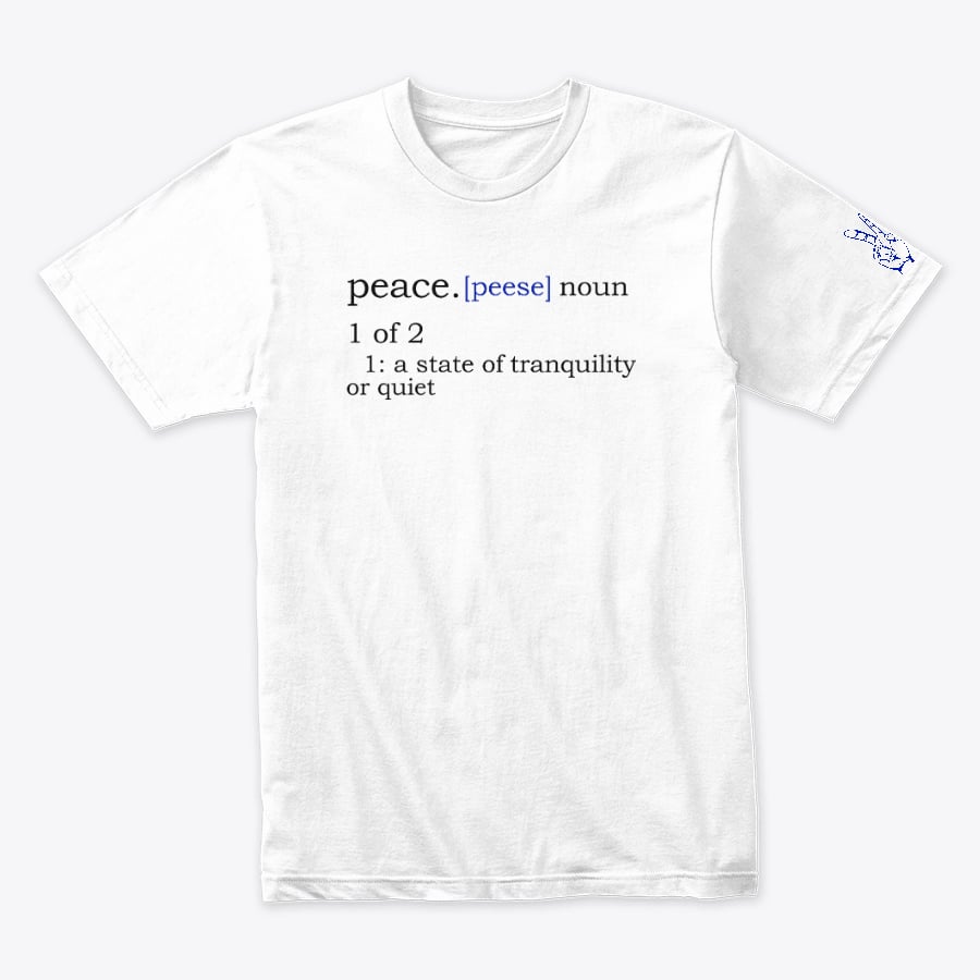 Image of Peaceful World T-shirt Adult Size