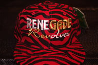 Image 1 of Red Zebra Snapback