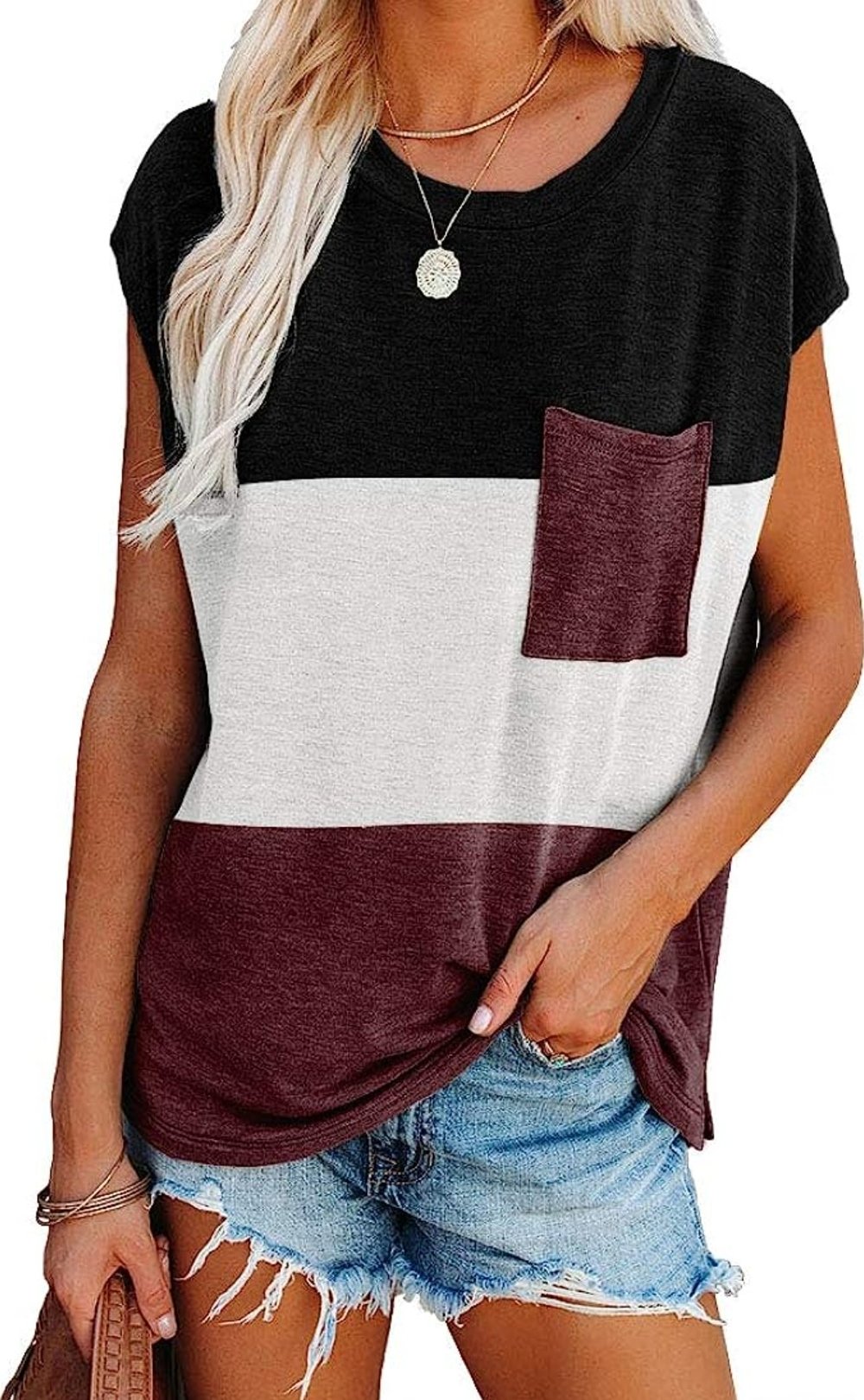 Image of Imily Bela Color Block tee