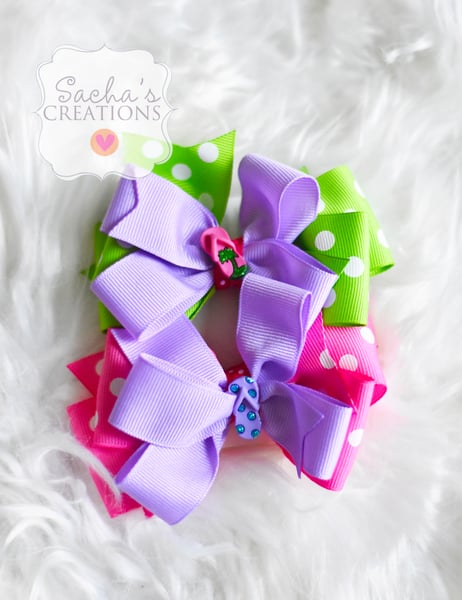 Image of Set of Two Flip Flop Bows 