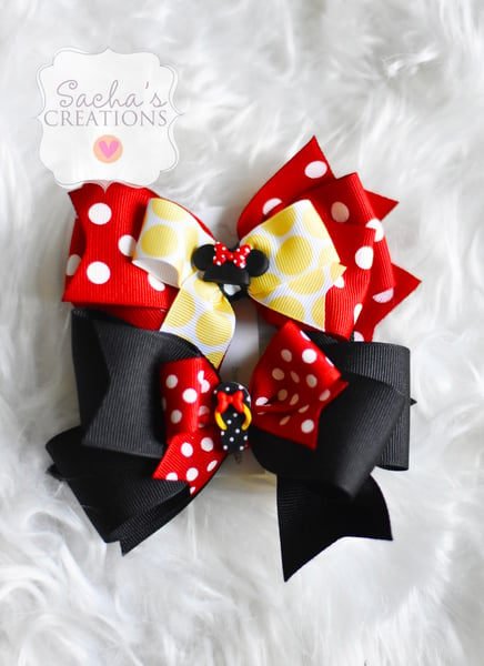 Image of Set of Two Minnie Bows 