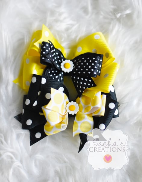 Image of Set of Two Daisy Bows