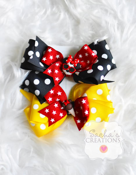 Image of Set of Two Minnie Ice Cream Bows