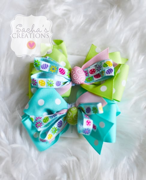 Image of Set of Two Easter Bows