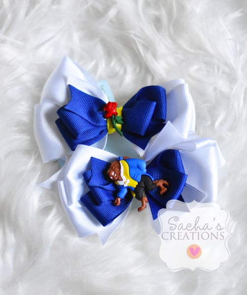 Image of Set of Two Beauty & the Beast Bows 