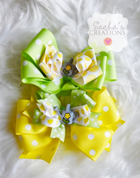 Image of Set of Two Springtime Bows 