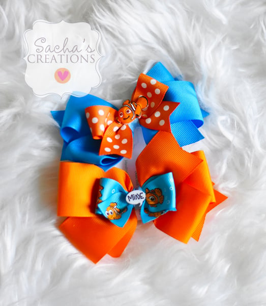 Image of Set of Two Finding Nemo Bows 