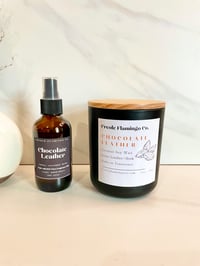 Image 2 of Chocolate Leather Linen + Room Spray 